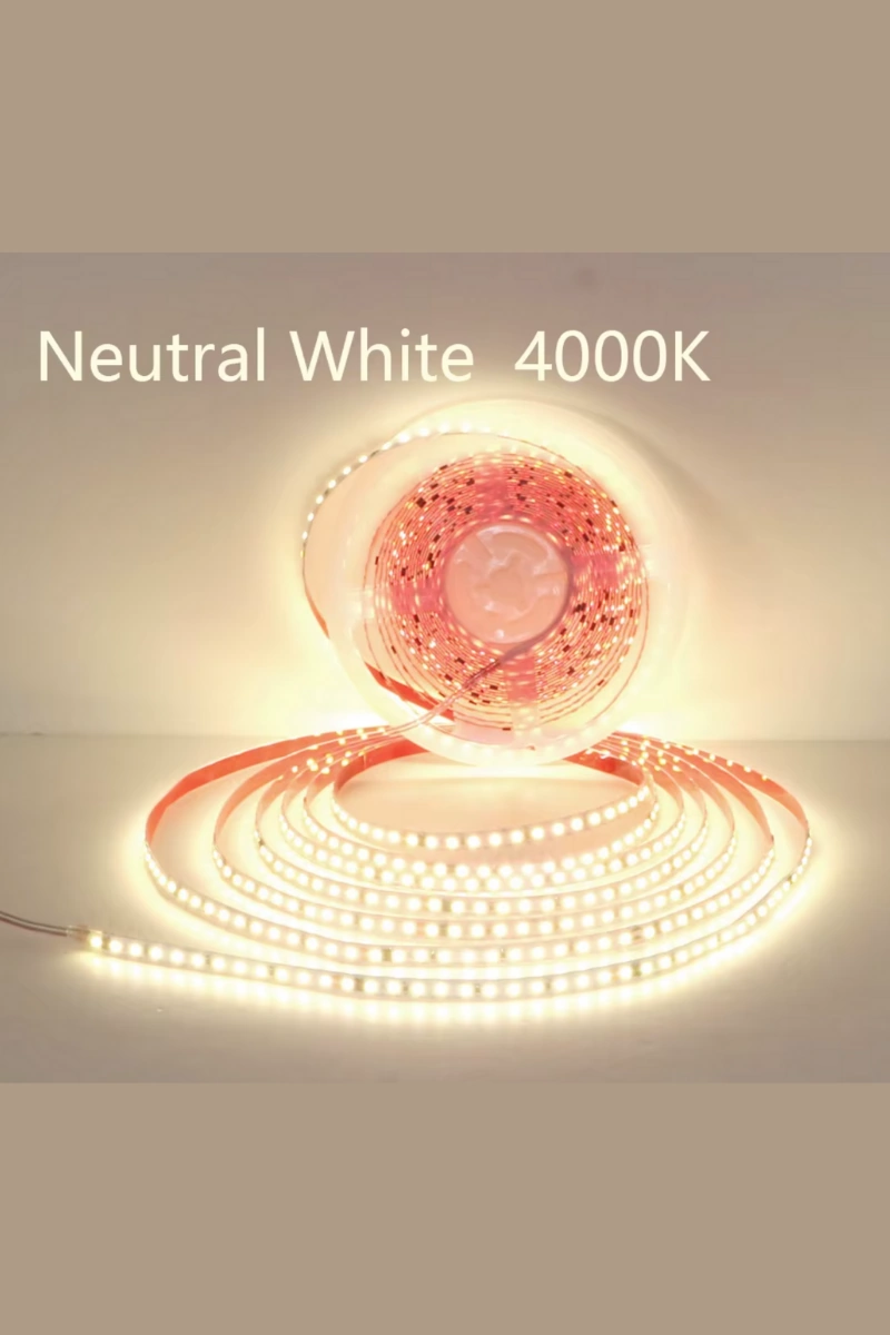 220 Volt Şerit Led Dim Edilebilir 10 Cm De Bir Kesilebilir Natural Beyaz Ip65 Şerit Led 5 Metre