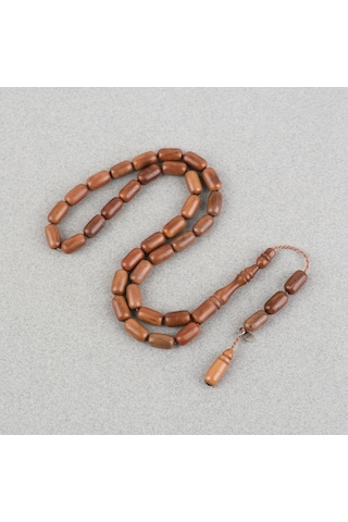 Kuka Orijinal Doğal Kapsül Kesim 6x11mm Tesbih Kahverengi
