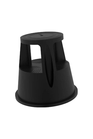 Basamaklı Kaymaz Tabure Siyah çok Renkli