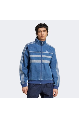 Adidas First Tt Denim Erkek Mavi Ceket Jx6457 Mavi
