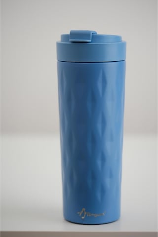 Png-1167 500ml Flip Kapak Desenli Çelik Mug 6 Saat Sıcak 12 Saat Soğuk Sızdırmaz & Bpa Free Açık Mavi