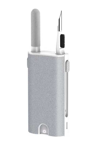 Zore Q6 Çok Fonksiyonlu Apple Uyumlu Airpods Temizleme Kalemi Beyaz