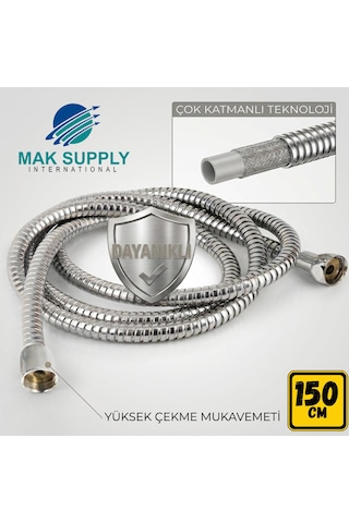 Mak Çelik Duş Hortumu 150cm