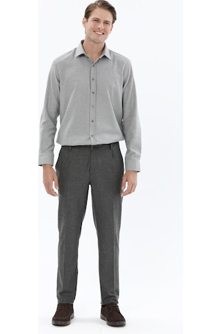 Finesuits Erkek Desenli Klasik Pantolon 2422105005.pvycs Gri