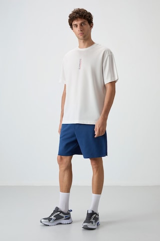 Air Jones Parlament Pamuklu Kalın Yumuşak Dokulu Comfort Fit Basic Erkek Şort - 81274 Mavi