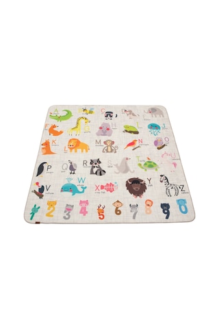 Animals  Oyun Matı Bebek ve Çocuk Halısı 150x150 CM