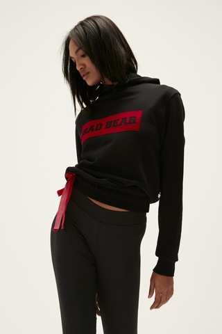 Bad Bear 22.04.12.007 Flog Hoodıe Kadın Hoodıe Sweat Shirt 22.04.12.007-R11001 Siyah