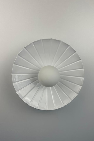 Mirvu Beyaz Metal Aplik Mutfak İç Mekan Salon Cafe Ofis Pastane Modern Dekoratif Aplikleri Beyaz