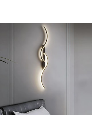 Spira Led Siyah Aplik Siyah