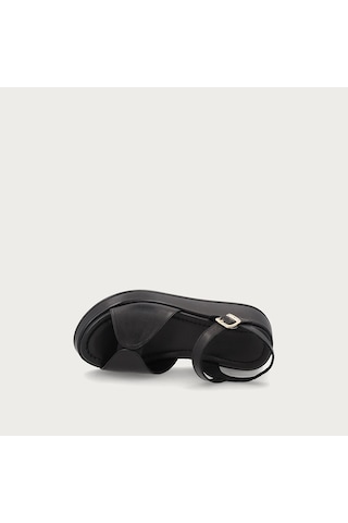 Nero Black Sandalet Kadın 04m2 Frau Wıth Ankle Strap siyah