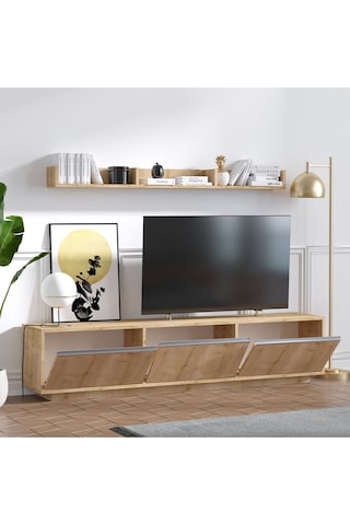 Decormet Prag Tv Sehpası Safir Meşe Diğer