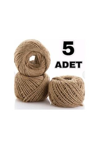 5 Adet Jüt Ipi Kırnap Ipi Kendir Ipi Keten Ipi