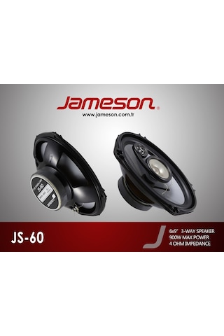 Jameson Js 60 Hoparlör 900 Watt Anfi Uymlu Oto Hoparlör
