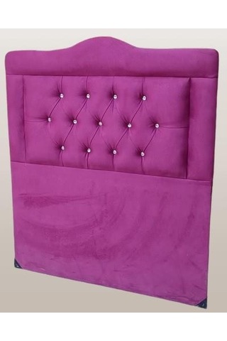 Başlık Dk Tek Kişilik 100'lık Model Tay Tüyü Fuşya Kumaş Dolgun Kapitoneli Elyapım