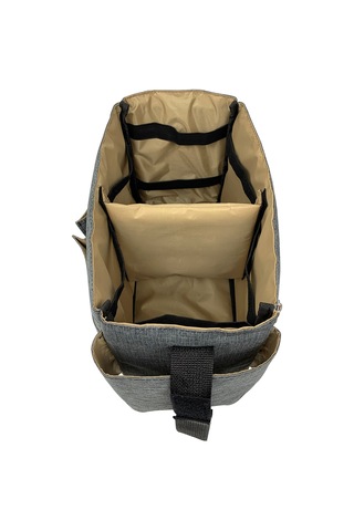 Stylo Jogging Bebek Arabası ve Düzenleyici Çanta Gri