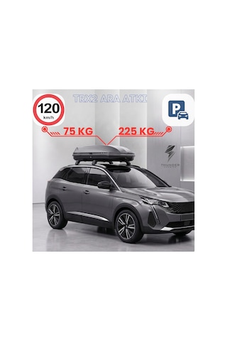 Ford Kuga 2022-2026 Thunder Kilitli Port Bagaj Ara Atkı Tavan Barı Gri