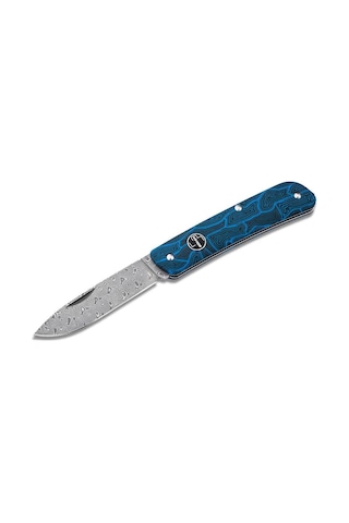 Böker Plus Tech Tool Blue Damast Kamp Çakı Çok Renkli