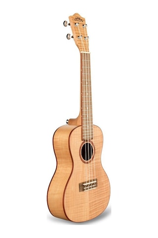 Lanikai Fm-c Flame Maple Concert Ukulele Alevli Akçaağaç Parlak Ve Net Ses