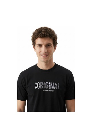 Loft Lf2042733 Erkek Kısa Kol T-shirt Siyah