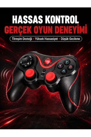 Profesyonel Oyuncu Kablosuz Gamepad Çoklu Cihaz Desteği - Lisinya 34671839