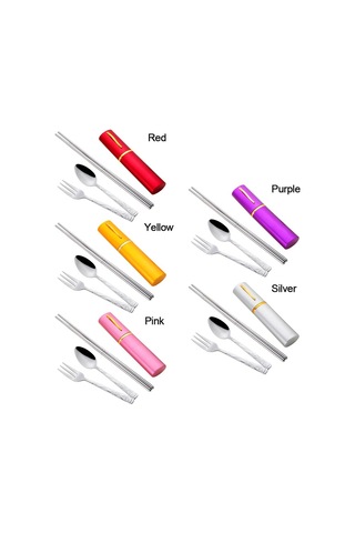 Çatal Bıçak Takımı Sofra Takımı Lılla Mor Diğer