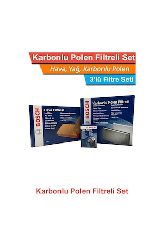 Peugeot 3008 1.5 Bluehdı Dizel Bosch Filtre Bakım Seti 2018-2024 Hava+yağ+karbonlu Polen Peugeot 3008 1.5 Bluehdı Dizel Bosch Filtre Bakım Seti 2018-2024 Hava+yağ+karbonlu Polen