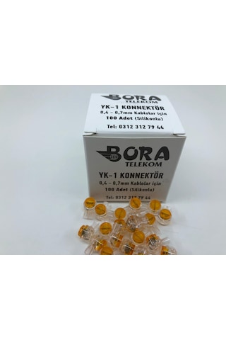Ek Boncuğu Yak 1 Konnektör ( 1Kt 100 Lü ( Ürün Adınıza Faturalı )