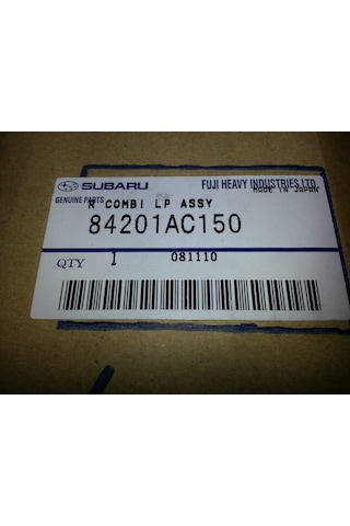 84201ac150 Subaru Stop Sol Legacy Sw Outback