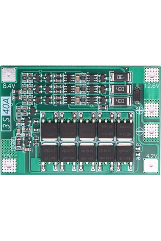 Lemestar 3s 40a Lityum Pil Koruma Devresi - 18650/26650 İçin Yüksek Akımlı Şarj Ve Deşarj Desteği