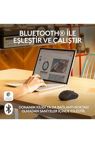Logitech M240 Graphit Mouse + Nomad Laptop Sırt Çantası M240