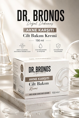 Dr. Bronos - Akne Karşıtı Bakım Kremi 150 Ml