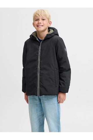 Jack & Jones Jack&jones Jjebrook Çift Taraflı Erkek Çocuk Ceket 12279138 Siyah