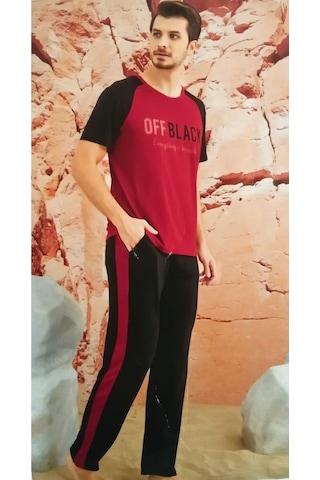 Arcan | Erkek Kısa Kol Pijama Takımı %100 Pamuk (532089898)
