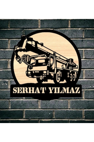 Vinç Kurtarıcı Ahşap Duvar tablo