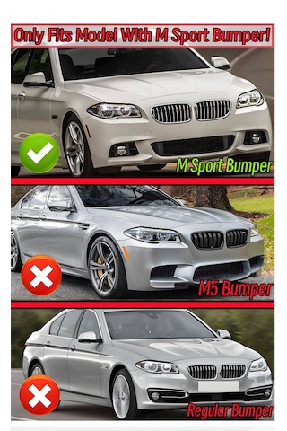 Bmw 5 Serisi F10 M Sport Ön Lip 2011-2016 İthal Pianoblack
