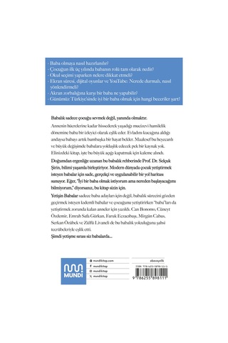 Yetişin Babalar - Prof. Dr. Selçuk Şirin - Mundi Yayınları