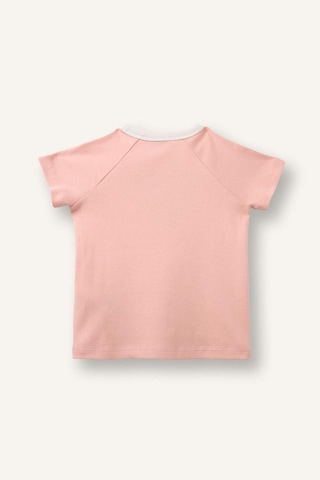 Defacto Ribana Kısa Kollu Tişört Kız Bebek H4858a526smpn113 Pembe-pn113