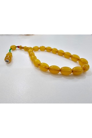 Zeyzun Usta İmzalı Bilek Boy Efe Maskot Sıkma Kehribar Tespih 15 63150239