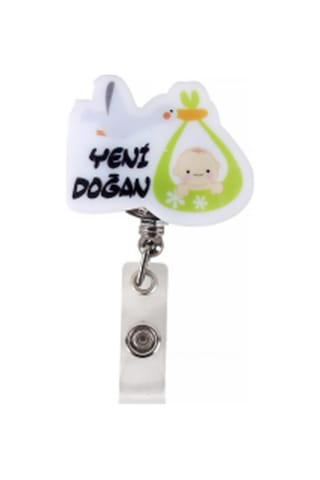 Yeni Doğan Temalı Yoyo Yaka Kartlığı