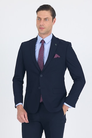İmza Lacivert Kırlangıç Yaka 6 Drop Slim Fit Tam Astar Esnek Takım Elbise 1001255011 Basic Lacivert