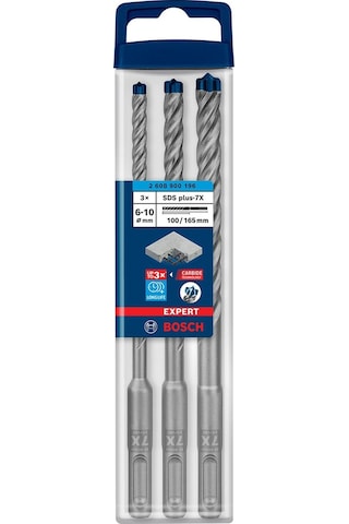 Bosch Expert Sds Plus-7x Kırıcı Delici Delme Ucu Seti 6/8/10 Mm 3 Parça  - 2608900196