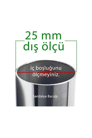 16 Adet Şeffaf 25 Mm Pvc Sandalye Profil Ayak Pabucu Sessiz Yumuşak Sandalye Zemin Koruyucu Diğer