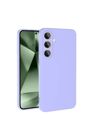 Newface Samsung Galaxy Uyumlu S24 Fe Kılıf Nano İçi Kadife Silikon - Lila Belirtilmemiş