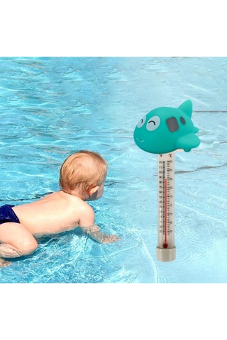 Suntek Yüzer Havuz Termometresi Jakuzi Akvaryumlar Uçak-şekli