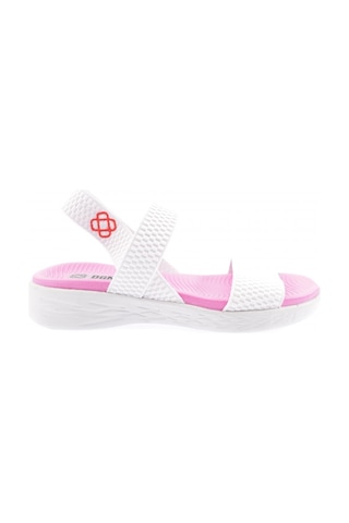 Dgn 102-23y Kadin Lastikli Sandalet 102-2265-R0214 Beyaz - Fuşya