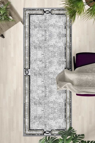 Ehl 186 Yıkanabilir Yolluk Açık Gri