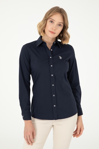 U.s. Polo Assn. Kadın Lacivert Gömlek Basic 50293919-vr033 Lacivert