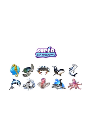Holotoyz Tattoo Super Sea Creatures Ar Uyumlu Geçici Dövme