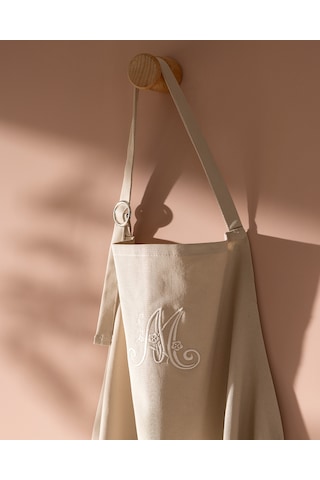 Madame Coco Cally %100 Pamuk Mutfak Önlüğü - Bej 8684427188989 Ekru