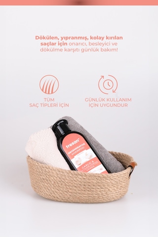 Sarımsak Onarıcı Bakım Şampuanı 300 Ml X 2 Adet
